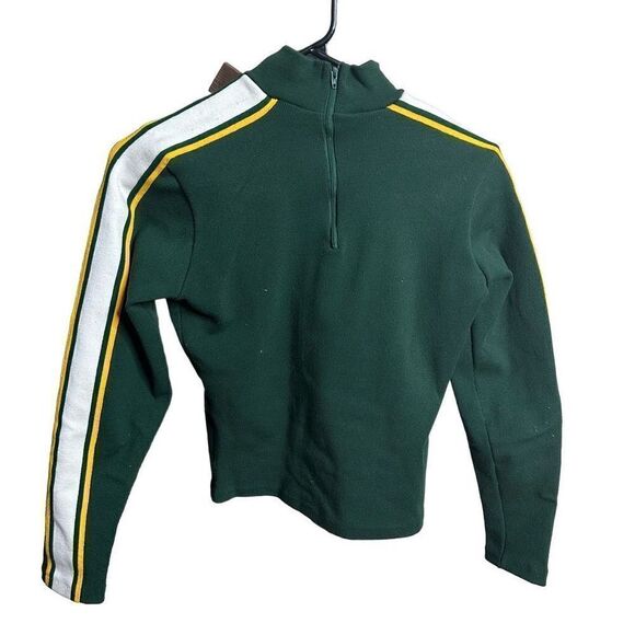 VTG Cheerleader Wool 1/2 Zip Pullover Small - Picture 2 of 4